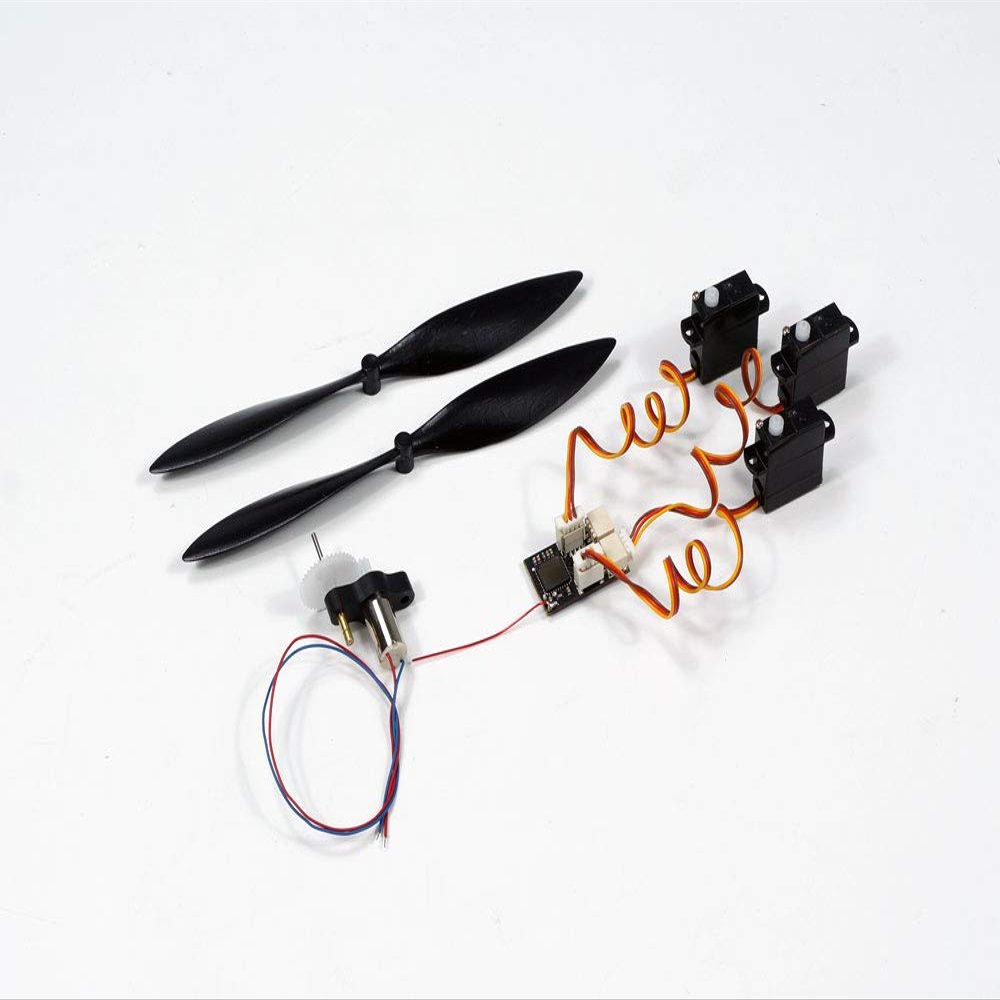 AEO DIY Micro Brushed Power System with 6x14 Brushed Motor,Micro Prop,Micro Receiver for RC Micro Mini Indoor Airpalne (BLPS614SV-144)
