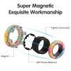 (6PCS) Magnetic Rings Fidget Toy Set, Idea ADHD Fidget Toys, Adult Fidget Magnets Spinner Rings for Anxiety Relief Therapy, Fidget Pack Great Gift for Adults Teens Kids view 3