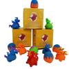Hatching Dinosaur-Dragon Eggs, Squishy Dinosaur-Dragon Eggs Hatch Into Dinosaur-Dragons, 4 Piece Pack! view 1