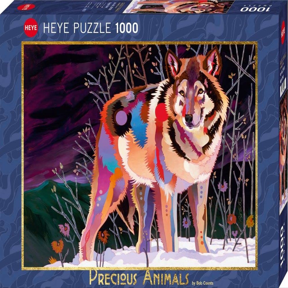 1000 pcs, Night Wolf