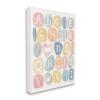 Stupell Industries Soft Pattern Watercolor Letters Alphabet Chart view 1