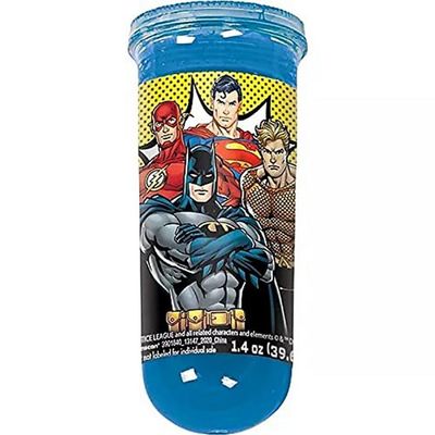 amscan Justice League Heroes Slime Tube | Blue | Party Favor | 1 Pc.