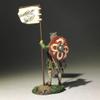 W. Britain's Wrath of The Northmen 62131 Arnlaug Viking with Raven Banner 1:30 Scale Pewter view 2
