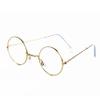 4E's Novelty Gold Metal Round Glasses, Fake Non Prescription Kids Circle Costume Glasses for Boys & Girls,100th Day of School Old Man Lady Dress Up Granny Accessories view 1