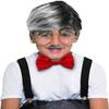 4E's Novelty Gold Metal Round Glasses, Fake Non Prescription Kids Circle Costume Glasses for Boys & Girls,100th Day of School Old Man Lady Dress Up Granny Accessories view 3
