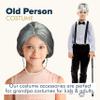 4E's Novelty Gold Metal Round Glasses, Fake Non Prescription Kids Circle Costume Glasses for Boys & Girls,100th Day of School Old Man Lady Dress Up Granny Accessories view 4