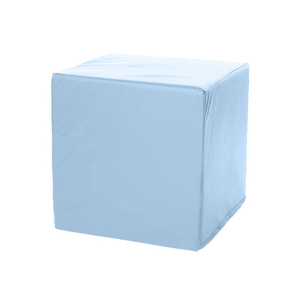 foamnasium Large Block, Indoor Foam Playset, Soft Toddler and Active Kids Play Foam Block for Crawling, Climbing, and Jumping, Made in The US, Baby Blue