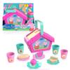 Peppa Pig Let's Have a Picnic Set, Travel Toy with Handle Includes 4 Settings and Play Food, 15-Pieces, Kids Toys for Ages 3 Up by Just Play view 1