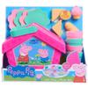 Peppa Pig Let's Have a Picnic Set, Travel Toy with Handle Includes 4 Settings and Play Food, 15-Pieces, Kids Toys for Ages 3 Up by Just Play view 3