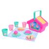 Peppa Pig Let's Have a Picnic Set, Travel Toy with Handle Includes 4 Settings and Play Food, 15-Pieces, Kids Toys for Ages 3 Up by Just Play view 4