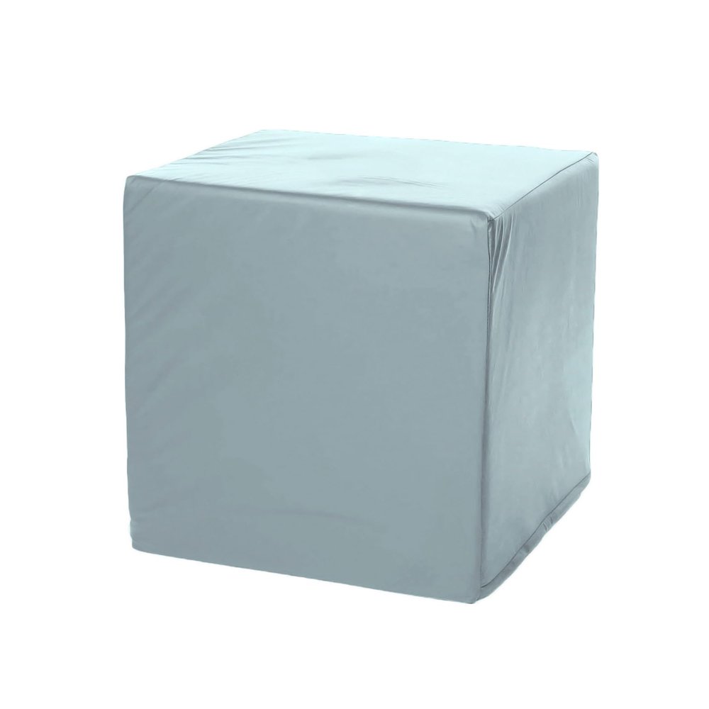 Foamnasium Large Block, Indoor Foam Playset, Soft Toddler and Active Kids Play Foam Block for Crawling, Climbing, and Jumping, Made in The US, Pewter