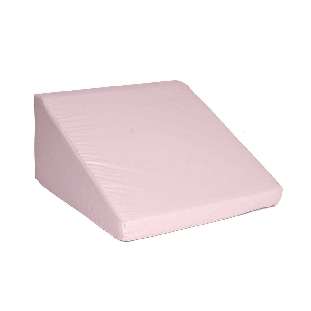 Foamnasium Wedge, Indoor Foam Playset, Soft Toddler and Active Kids Play Foam Wedge for Crawling, Climbing, Sliding and Jumping, Made in The US, Pink