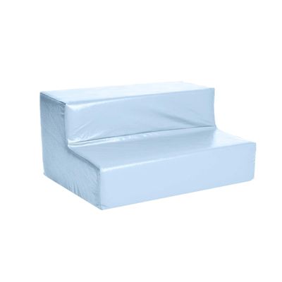 Foamnasium Toddler Step, Indoor Foam Playset, Soft Toddler and Active Kids Play Foam Step for Crawling, Climbing, Sliding and Jumping, Made in The US, Baby Blue