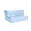 Foamnasium Toddler Step, Indoor Foam Playset, Soft Toddler and Active Kids Play Foam Step for Crawling, Climbing, Sliding and Jumping, Made in The US, Baby Blue view 1