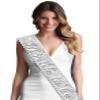 RhinestoneSash Bride To Be Sparkle Silver Sash - Premium BRIDAL Scalloped Sash for Bachelorette Party - Bridal Shower Decorations & Supplies - Silver Glitter Sash(Sclp B2B) Slv view 4