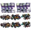 WireJewelry World Stone Mix Rock Tumbler Refill Kit - 3 Lbs. Each of Asia, Brazil and Madagascar Stone Mixes and 6 Batches of 4 Step Abrasive Grit and Polish view 1