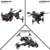 Snap Ships  KOMPLEX Hammerjaw K.L.A.W. Gunship  Building Toy Sets  3 Builds  Ages 8+ view 2