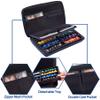 SIQUK Dice Case DND Dice Box Dice Storage Case Dice Organizer Holder with Handle Removable Slotted Tray Holds 8 Sets DND Dice for Dungeons & Dragons and Other RPG Table Games view 2