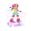 Rock N Rollerskate Doll Rainbow Riley Light Up Remote Control Rollerskating Doll - Plays Music and Skates!, 10" H view 1