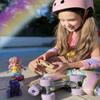 Rock N Rollerskate Doll Rainbow Riley Light Up Remote Control Rollerskating Doll - Plays Music and Skates!, 10" H view 2