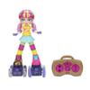 Rock N Rollerskate Doll Rainbow Riley Light Up Remote Control Rollerskating Doll - Plays Music and Skates!, 10" H view 3