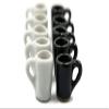 10-Piece Mini Coffee Mug & Tea Cup Set  Mixed Black & White Ceramic Miniature Drinkware for Kitchen Display, Food Styling, and Decorative Crafts No.113 view 1