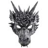 Himine Cosplay Mask Dragon's Head Mask for Festival Party Halloween (Gray) view 1