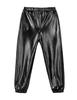 YEAHDOR Kids Girls Boys Sequins Hip Hop Jazz Dance Costumes Street Dance Pants Competition Trousers Metallic Black 8-10 view 3