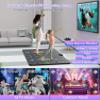 FWFX Exercise Mat for Home Workouts - Interactive Dance Game Mat Connects to TV, 2-Player Kids Party Interactive Games, Active Sports & Yoga Mat for Adults & Family Fitness, Fun Gift (Gray) view 3