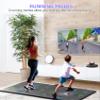 FWFX Exercise Mat for Home Workouts - Interactive Dance Game Mat Connects to TV, 2-Player Kids Party Interactive Games, Active Sports & Yoga Mat for Adults & Family Fitness, Fun Gift (Gray) view 4