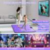 FWFX Exercise Mat for Home Workouts - Interactive Dance Game Mat Connects to TV, 2-Player Kids Party Interactive Games, Active Sports & Yoga Mat for Adults & Family Fitness, Fun (Purple) view 3
