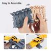 TUMAMA 249pcs Construction Race Track Vehicle Toys for Boys and Girls, STEM Building Bendable Cars Track Sets for Toddlers 3 4 5 6 Years Old view 3