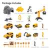 TUMAMA 249pcs Construction Race Track Vehicle Toys for Boys and Girls, STEM Building Bendable Cars Track Sets for Toddlers 3 4 5 6 Years Old view 4
