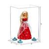 Better Display Cases Acrylic Versatile Display Case with Clear Case, Light Blue Risers and Clear Base - 8" x 6" x 14" (A092/V18) view 2