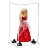 Better Display Cases Acrylic Versatile Display Case with Clear Case, Black Risers and Clear Base - 8" x 6" x 14" (A092/V18) view 1