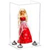Better Display Cases Acrylic Versatile Display Case with Clear Case, Silver Risers and Clear Base - 8" x 6" x 14" (A092/V18) view 1