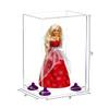 Better Display Cases Acrylic Versatile Display Case with Clear Case, Purple Risers and Clear Base - 8" x 6" x 14" (A092/V18) view 2