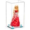 Better Display Cases Acrylic Versatile Display Case with Clear Case, Light Blue Risers and White Base - 8" x 6" x 14" (A092/V18) view 1