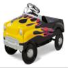 Kid Trax Street Rod Pedal Car, Indoor/Outdoor Toys for Toddlers Ages 35, Classic Design Ride On Car, Kid Cars to Drive, Ride On Toy, Toddler Boy Toys, Durable Steel Cars for Kids, Max Weight of 60lbs view 1
