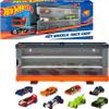 Hot Wheels Toy Cars, Set of 8 1:64 Scale Vehicles & Interactive Display & Storage Case That Holds up to 12, Connects to Track view 1
