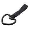 BarinasQT Tsurikawa Heart-Shaped Warning Ring 4 Pcs, Japanese Subway Train Bus Handle Hand Strap Drift Charm (Black) view 2