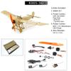 Dancing Wings Hobby 3CH 378mm Balsa Wood Airplane Fokker E RC Un-Assembled Flying Model (K0805-142) view 2