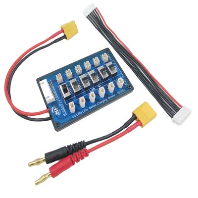 HobbyFly 1s Betafpv Bt2.0 Ph2.0 Lipo Battery Series Charging Board Parallel Charger Board Blade Inductrix Ultra Micro JST-PH Connector mCX mCPX for Lipo Balance Charger for Tiny Whoop