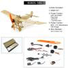 Dancing Wings Hobby Balsa Wood Airplane Kit Micro 3CH 378mm Fokker E Un-Assembled (K0805-145) view 2