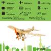 Dancing Wings Hobby Balsa Wood Airplane Kit Micro 3CH 378mm Fokker E Un-Assembled (K0805-145) view 4