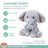 Cuddle Barn - Alphabet Elroy | Animated Singing Elephant Stuffed Animal Plush Toy Wiggles Ears to ABC Song and Ten Little Elephants, 10 Inches view 2