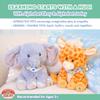 Cuddle Barn - Alphabet Elroy | Animated Singing Elephant Stuffed Animal Plush Toy Wiggles Ears to ABC Song and Ten Little Elephants, 10 Inches view 3