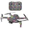 MightySkins Carbon Fiber Compatible with DJI Mini 2 Portable Drone - Girly | Protective, Durable Textured Carbon Fiber Finish | Easy to Apply, Remove, and Change Styles | Made in The USA view 1