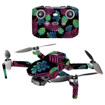 MightySkins Compatible with DJI Mini 2 Portable Drone - Neon Tropics | Protective, Durable, and Unique Vinyl Decal wrap Cover | Easy to Apply, Remove, and Change Styles | Made in The USA