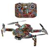 MightySkins Carbon Fiber Compatible with DJI Mini 2 Portable Drone - Acid Trippy | Protective, Durable Textured Carbon Fiber Finish | Easy to Apply and Change Styles | Made in The USA view 1